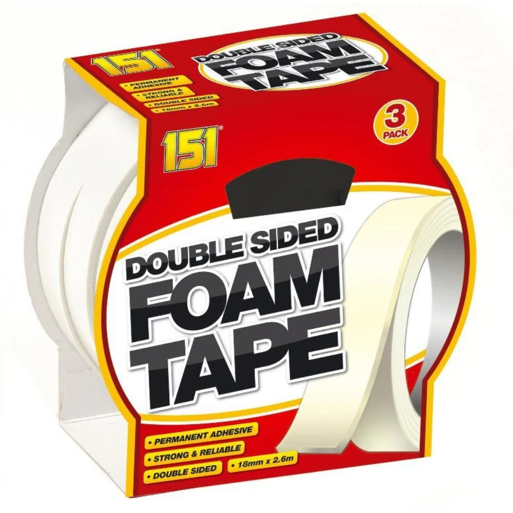 151 Double Sided Tape Foam - 3 Rolls