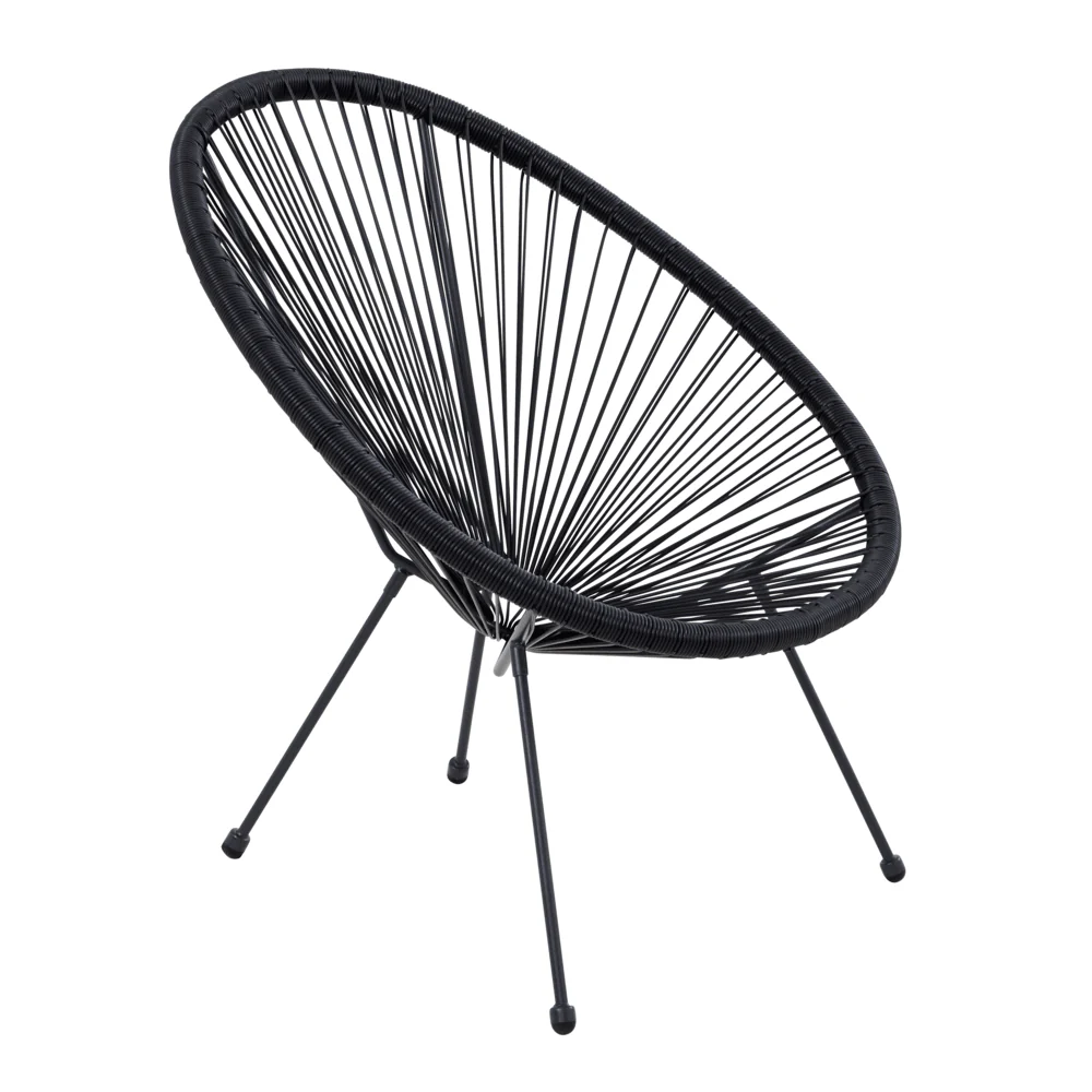 Acapulco Lounge Chair Dark Grey ,