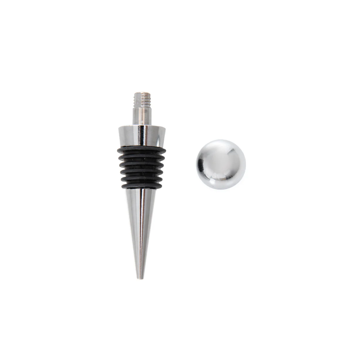 Homla Alcole Wine Stopper Silver  9 Cm - Image 4
