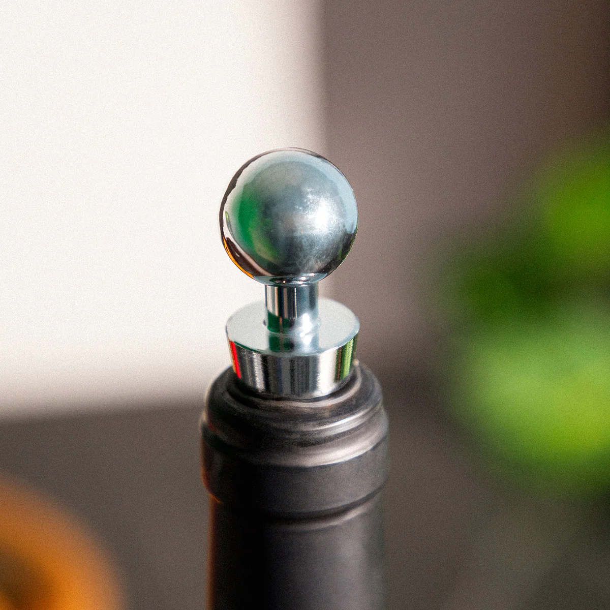 Homla Alcole Wine Stopper Silver  9 Cm - Image 5