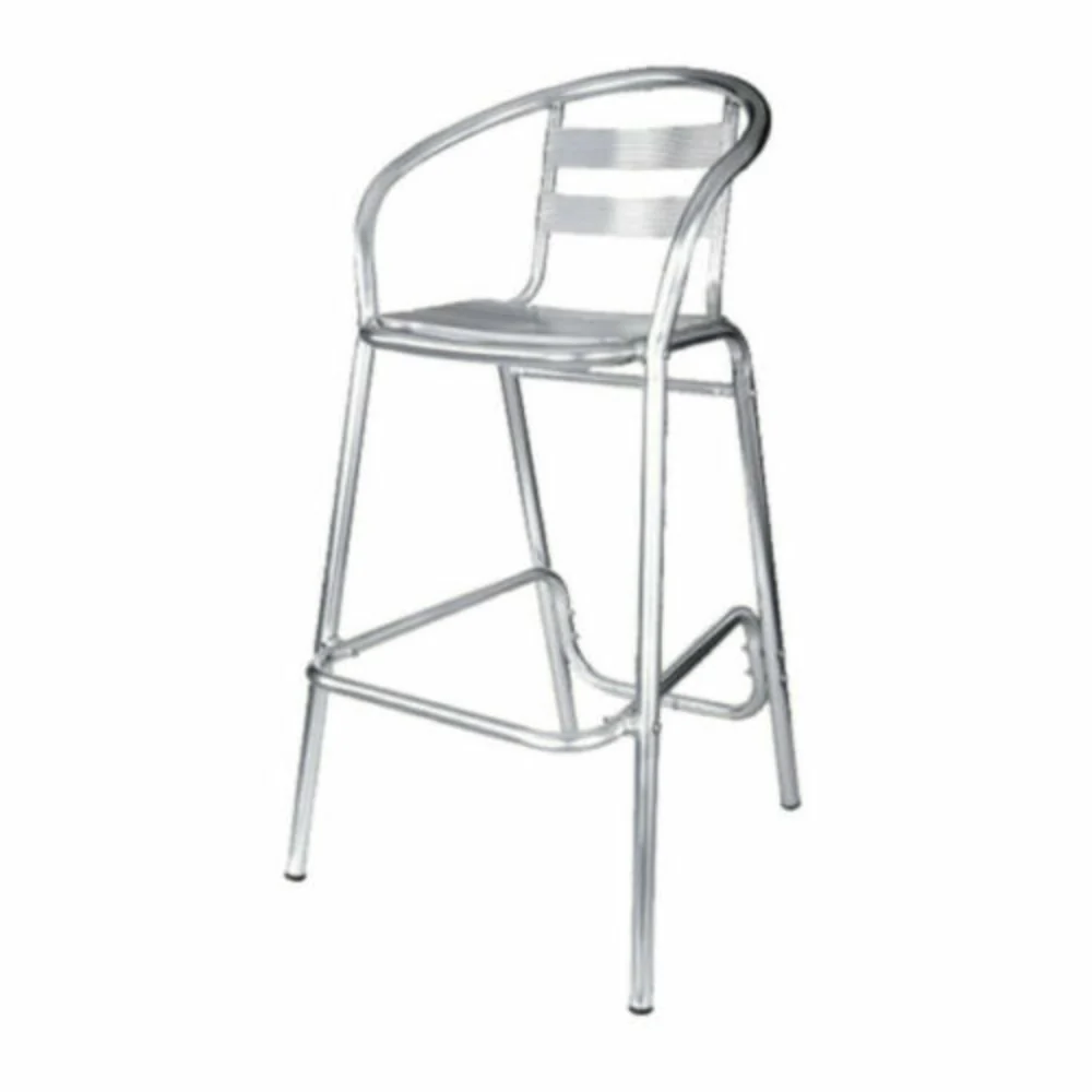 Aluminium Bistro Chair 52 x 58 x H103cm