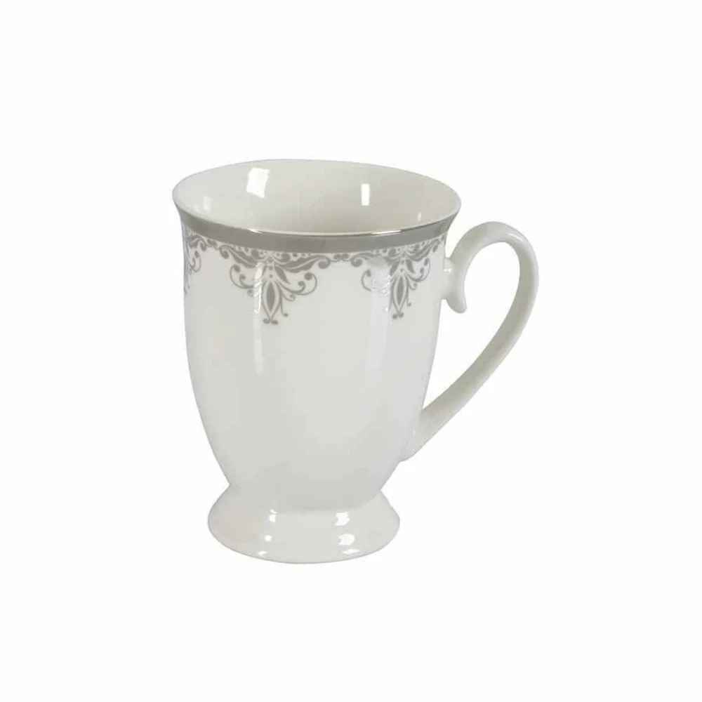 Ambition Diana New Bone China Mug 300ml - White with Design