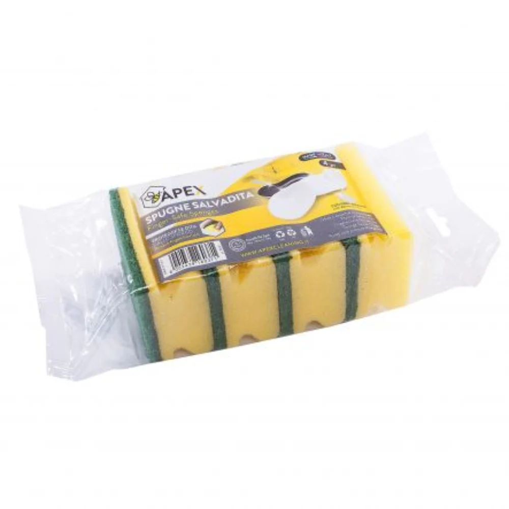 Apex Finger Safe Sponges - Packet of 4