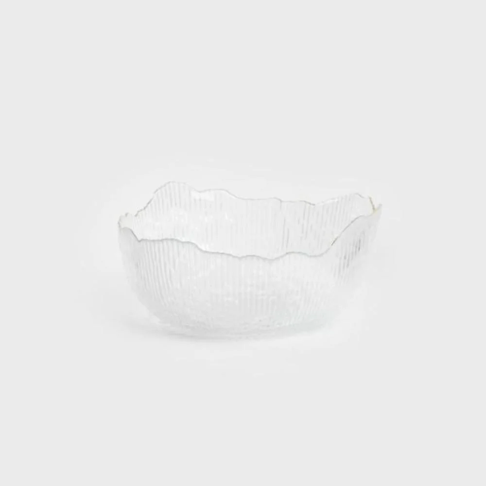 Homla Apola Glass Bowl  20 Cm X 9 Cm
