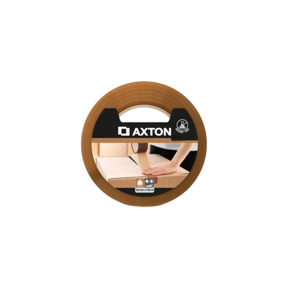 Axton Packing Tape 4.8cm x 100m - Brown
