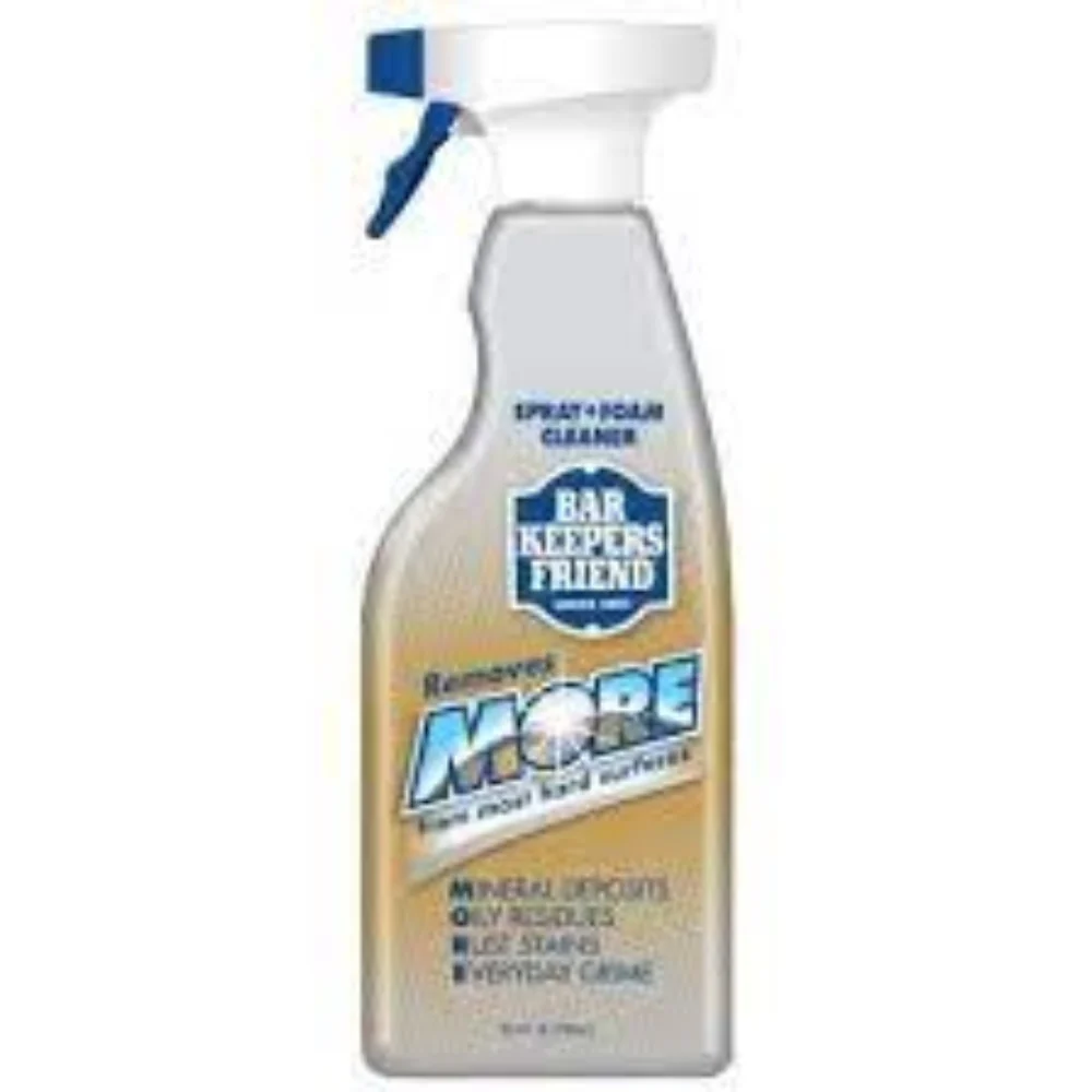 Bar Keepers Friend More Spray + Foam Cleaner, 750ml Spray Bottle, Citrus