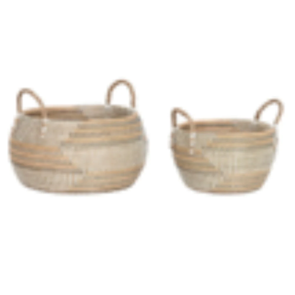 *Basket Seagrass 40X40X24 9 Natura Large