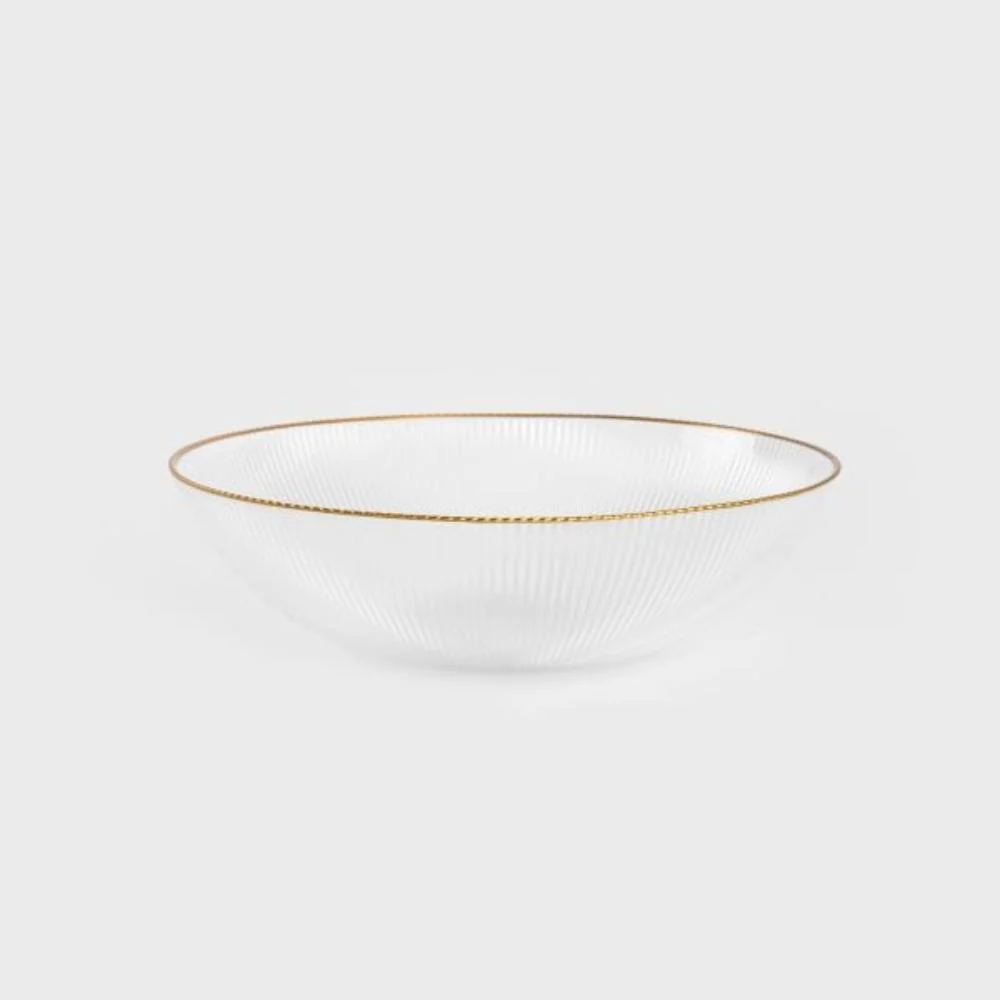 Homla Bowl  Lynn  Gold-Rimmed Bowl Large  25X7 Cm