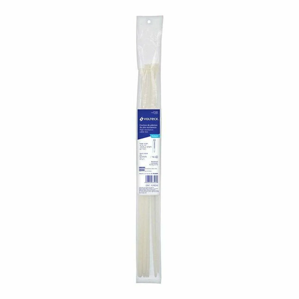 Cable Ties 550X8Mm - Natural 10Pc.