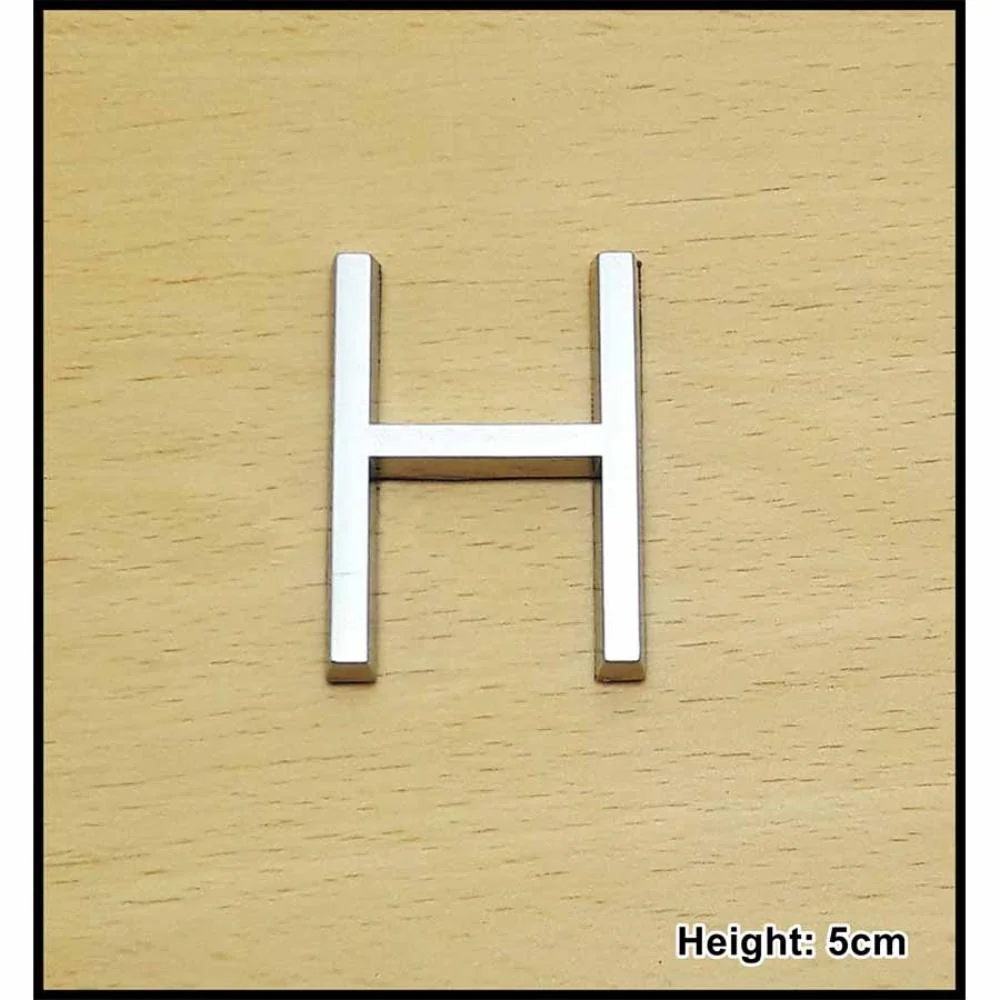 CHROME LETTER 5CM H