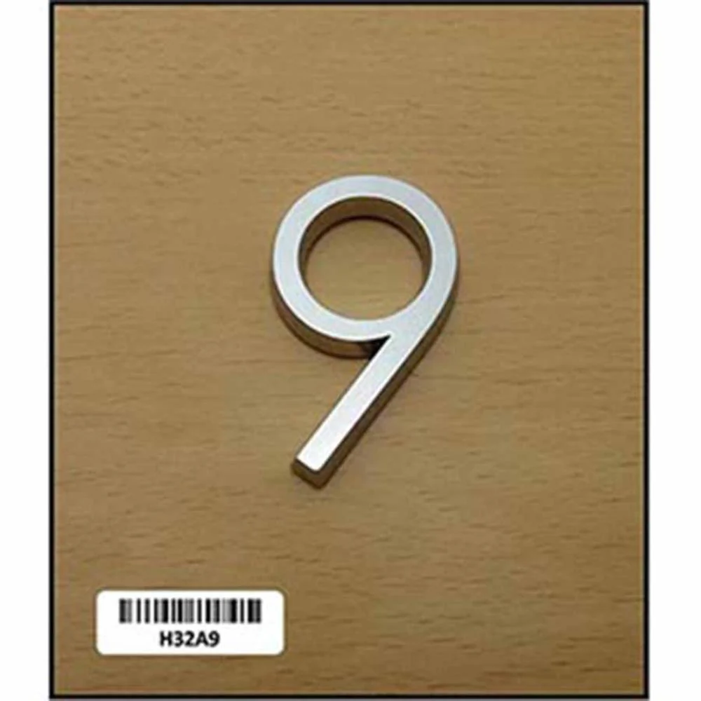 CHROME NUMBER 5CM NO.9