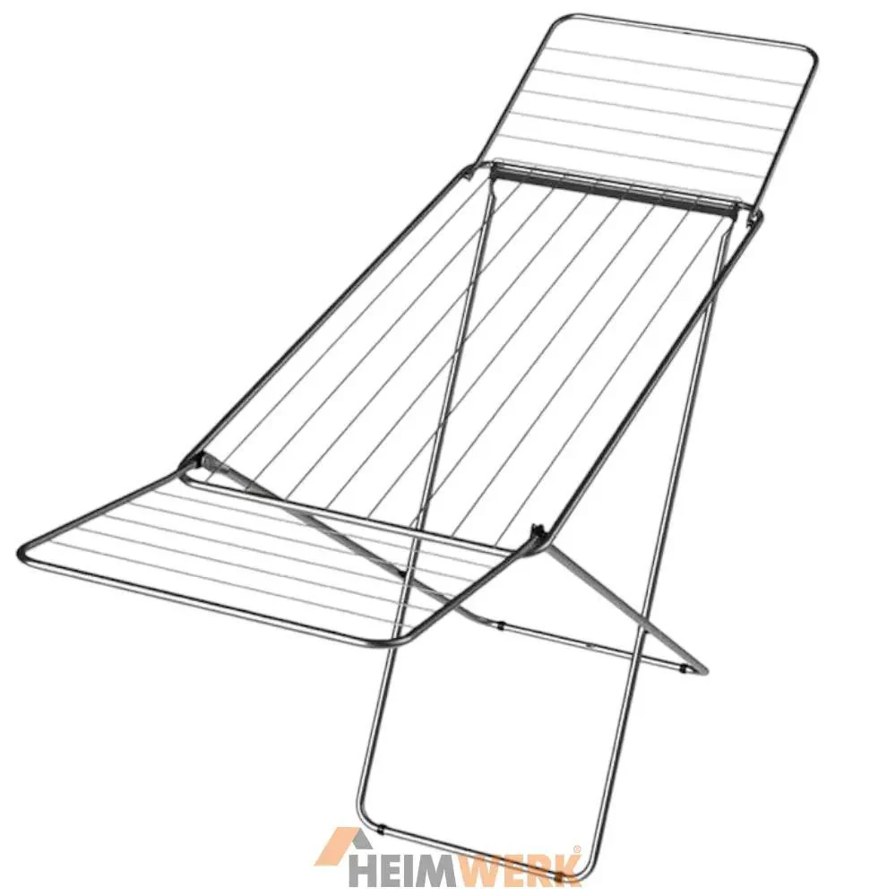 Clothes airer 18 m with sliding system