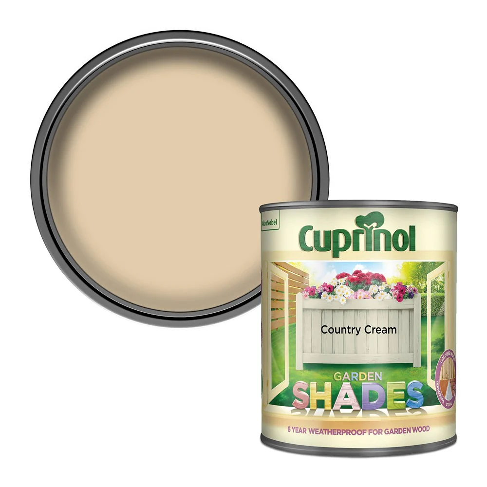 Cuprinol Garden Shades 1Ltr Country Cream