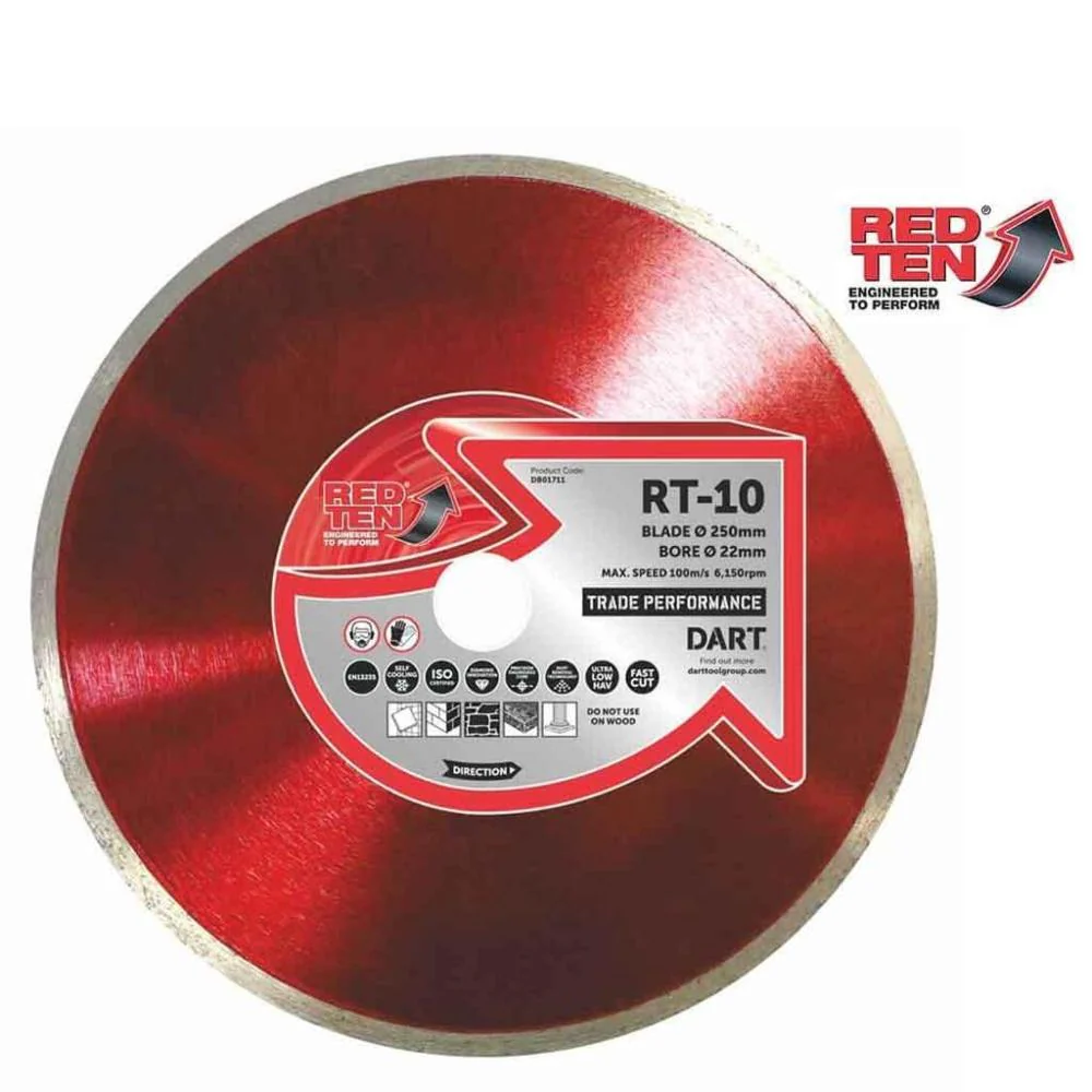 DART RED TEN RT-10 CERAMIC DIA. BLADE 230DMM X 22B