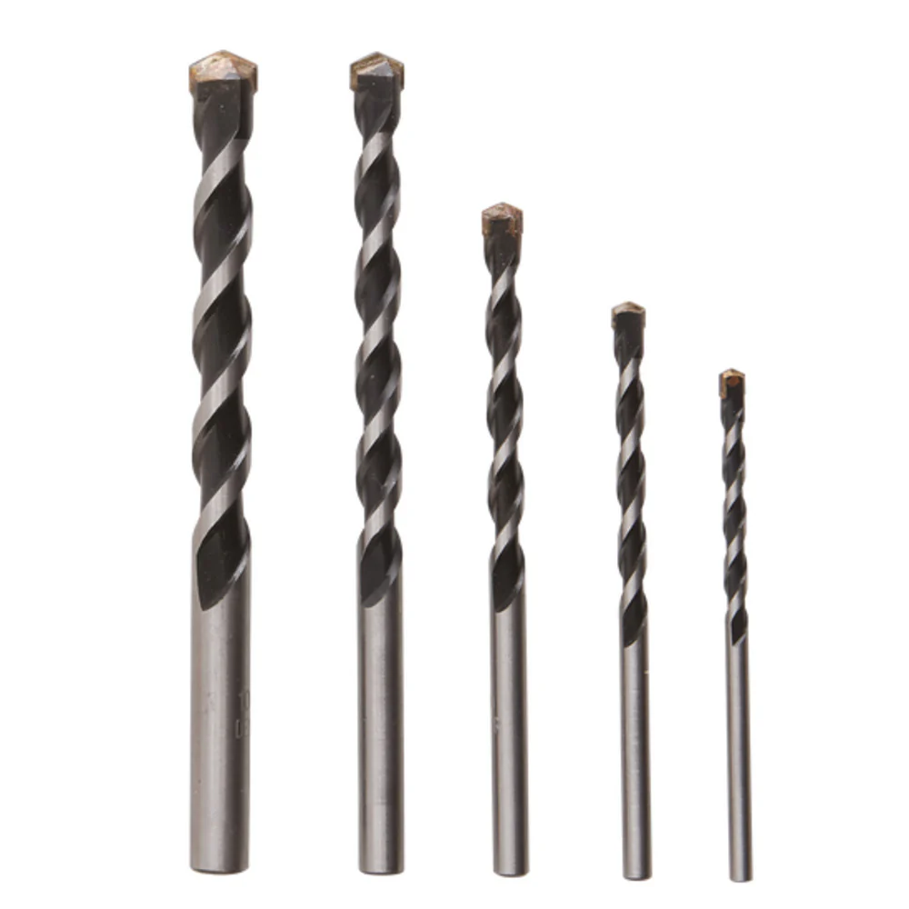 Dexter - 5Pc Concrete Drill Bit Set Round Shank 4/5/6/8/10,