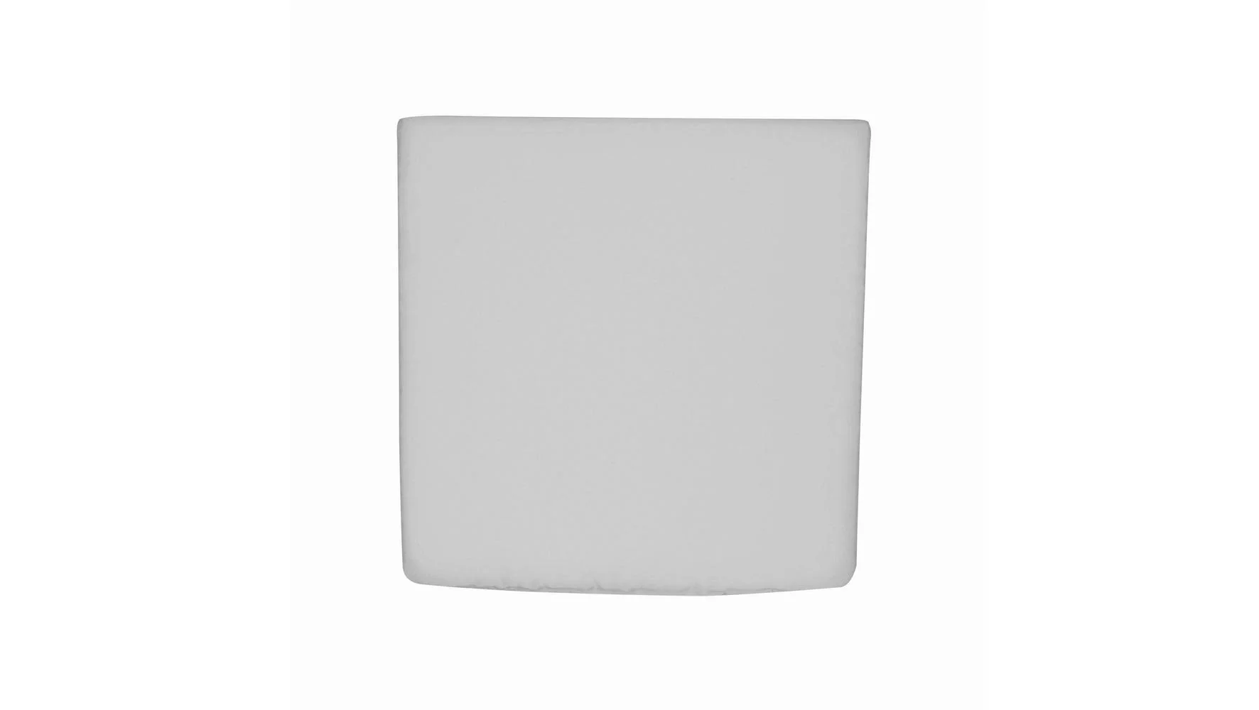 Doppler Look Thin Seat Chair Cushion 38 x 38 x 2cm - Light Grey