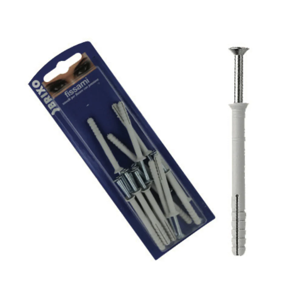 Dowel And Screw Brixo 6Mmx60Mm - 15Pcs