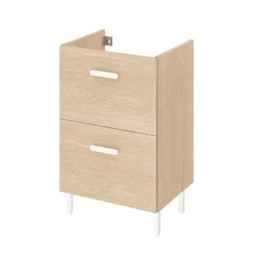 Sensea Easy Under-the-Sink Cabinet with 2 Drawers 50 x 40 x 70cm - Oak