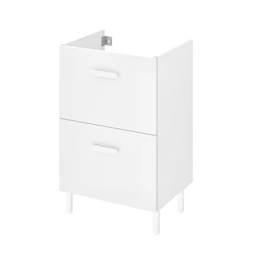 EASY_UNDER BASIN CABINET_50_S_40_70_2-DRAWERS_WHITE TOPMATT
