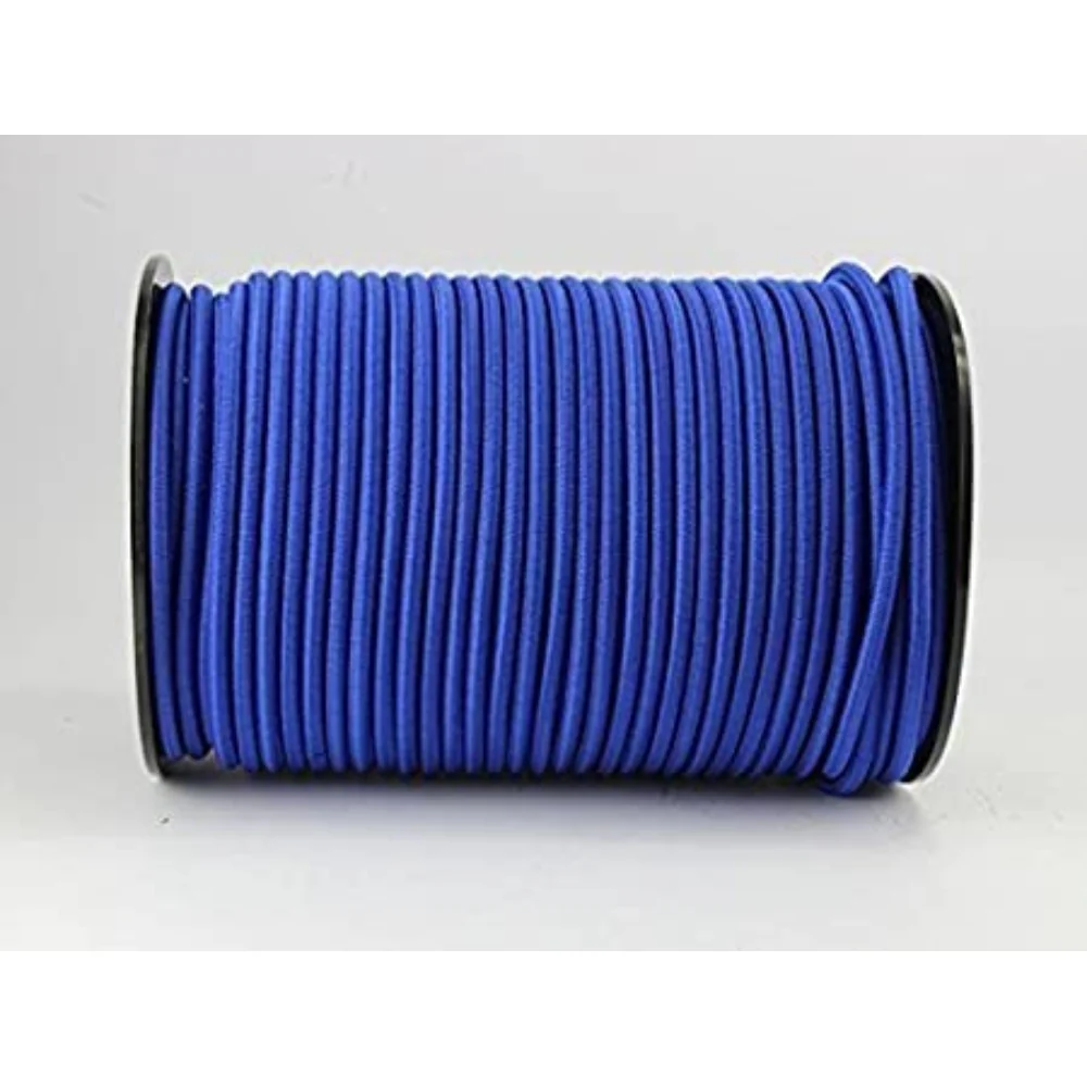Elastic Rope 8mm - Blue (Sold by the Meter)