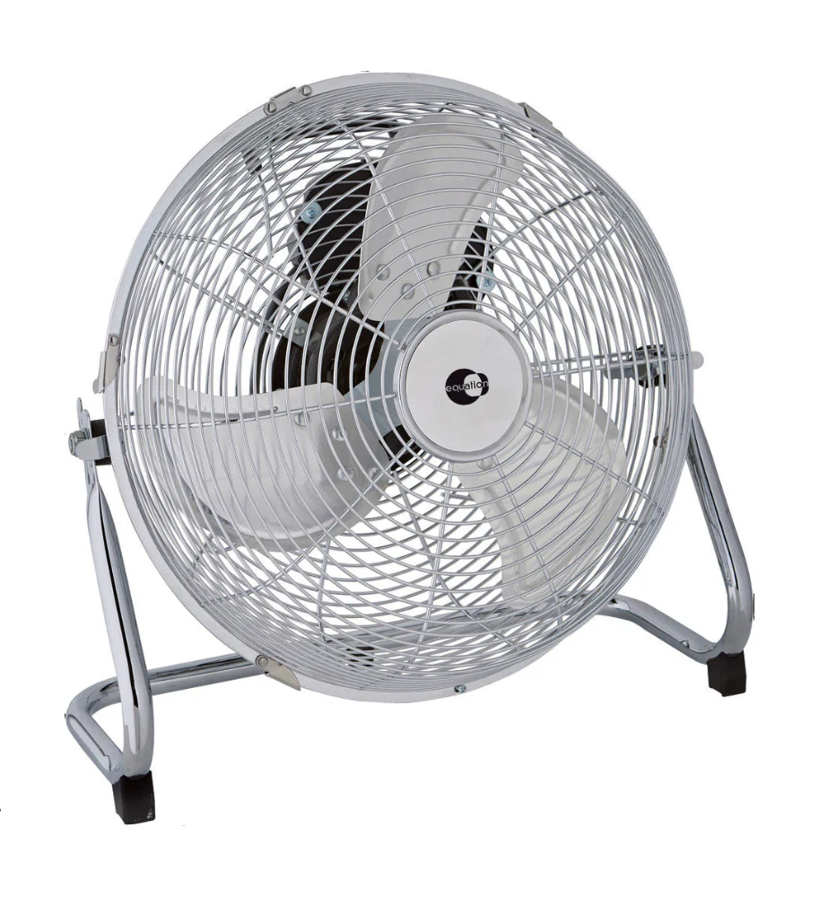 Equation Floor Fan 30Cm 45W - Chrome