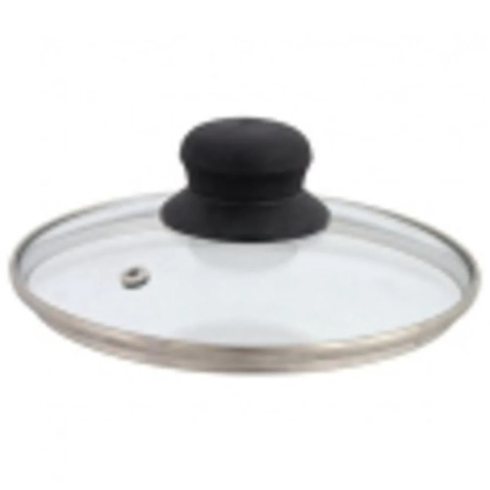 Glass id with valve 28cm