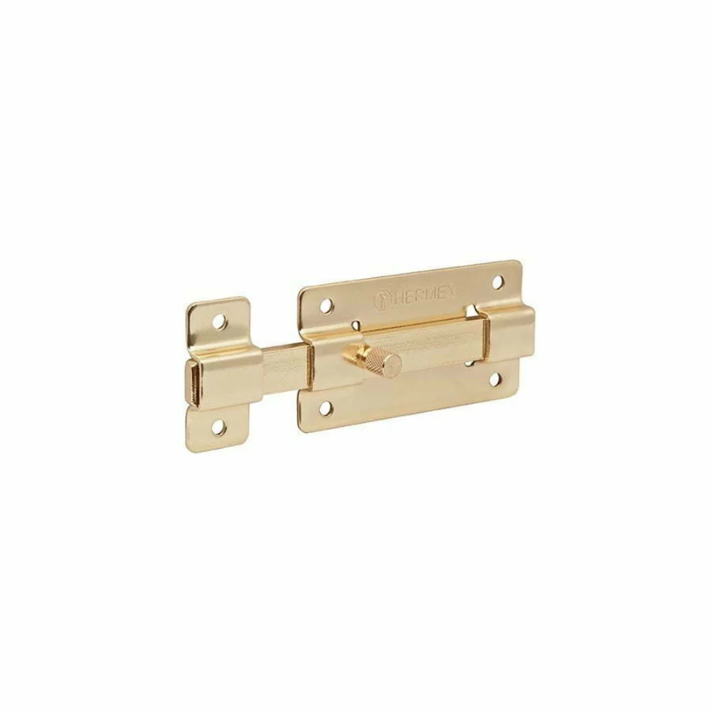 Hermex Door Bolt Brs 4".