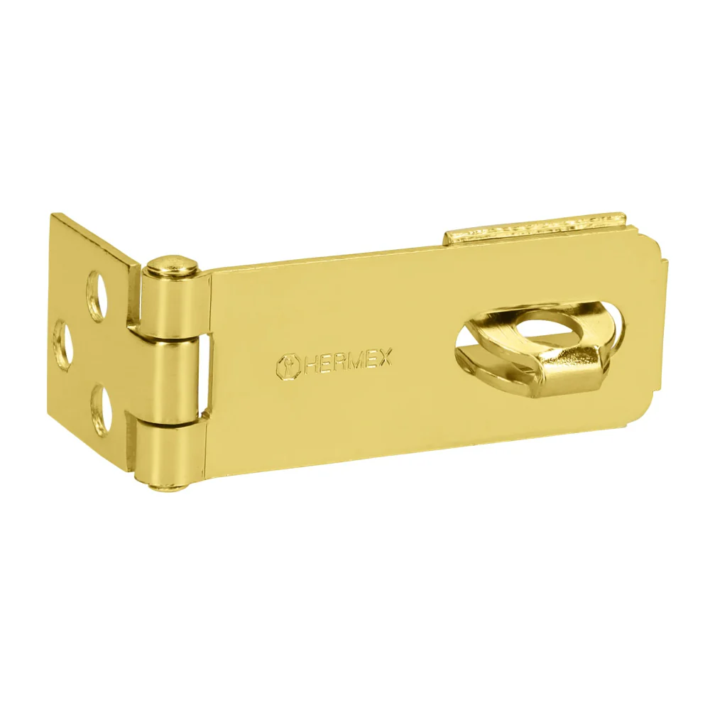 Hermex Hasp Sfty Brs 2-1/2 .