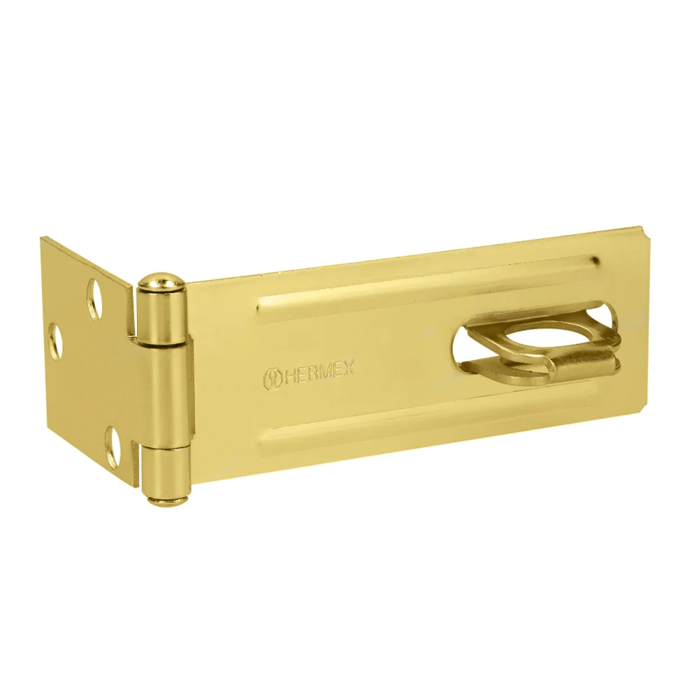 Hermex Hasp Sfty Brs 4-1/2.