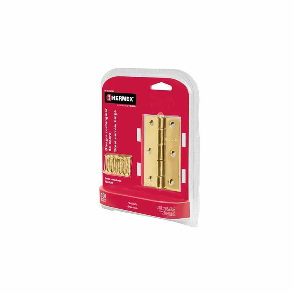 Hermex Hng Rect Brs Blis 2.5"