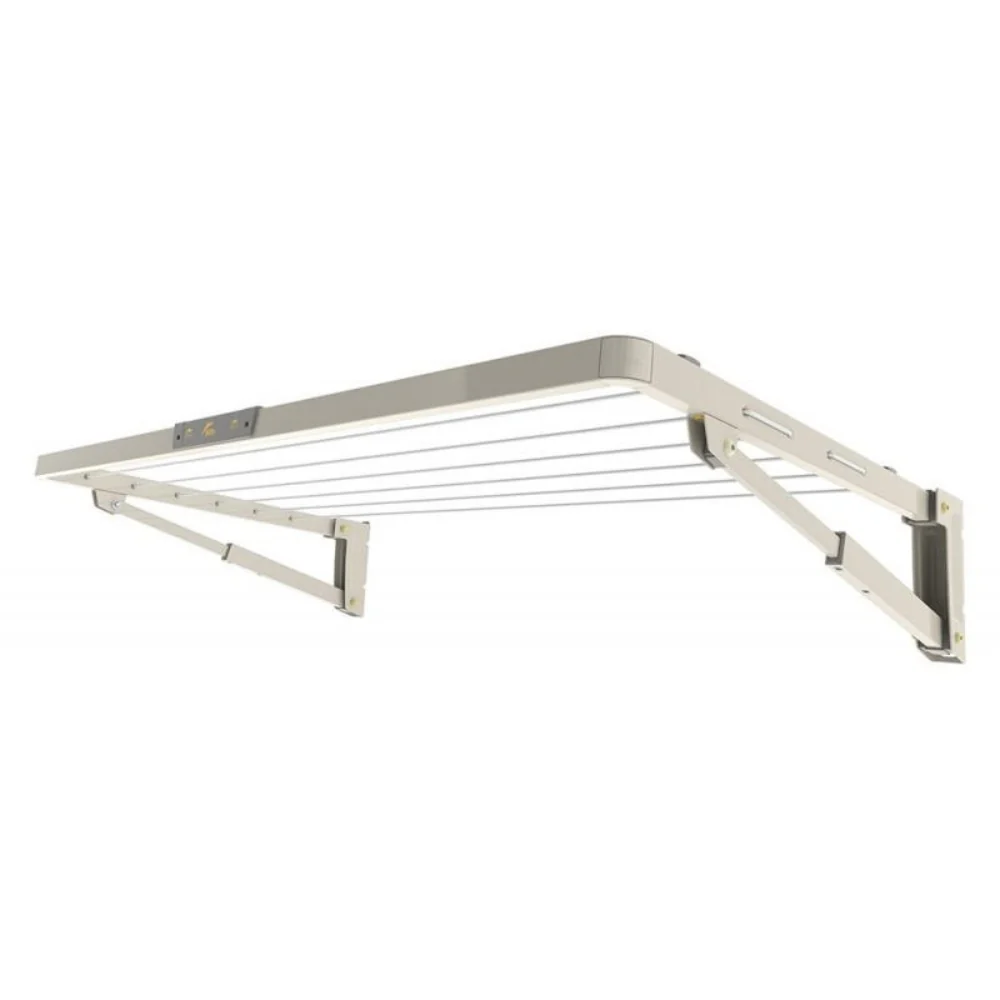 HIlls Compact Folding Frame Clothesline 240cm White/Beige