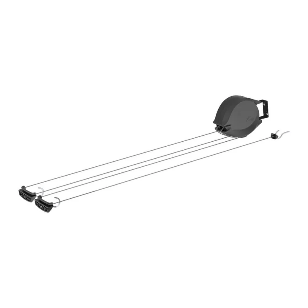 Hills Double Rectractable Lines Black