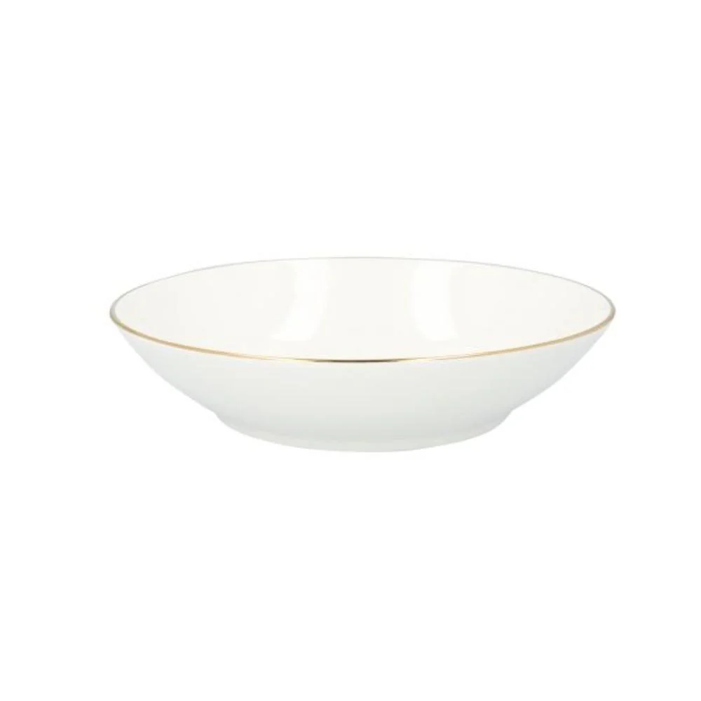 Homla Auro Deep Plate White 21 cm