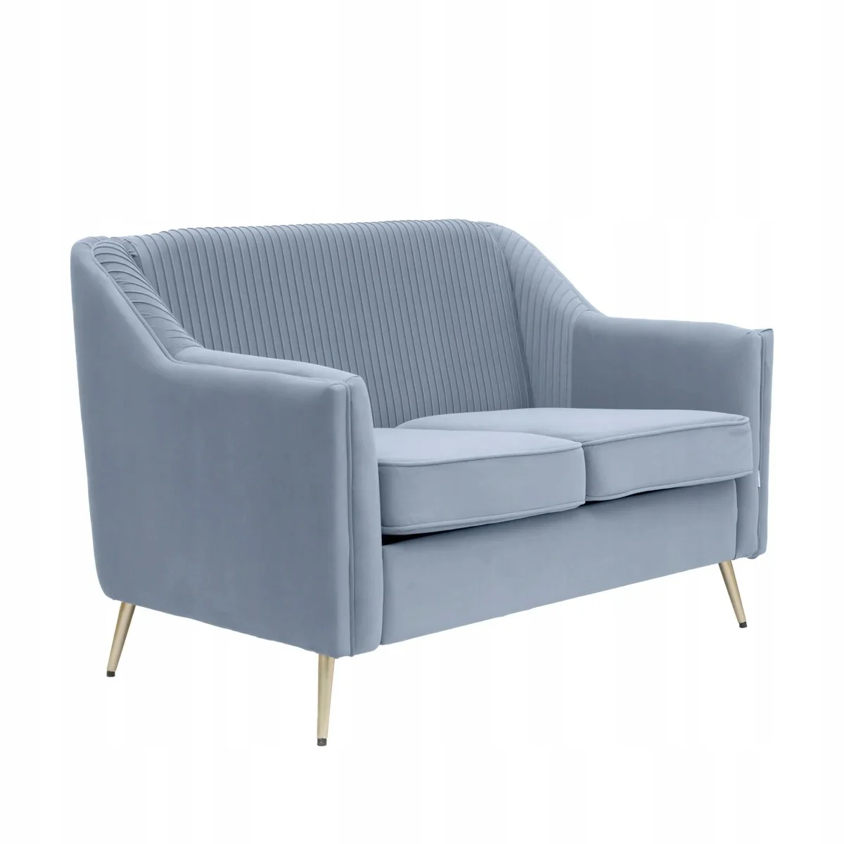 Homla Avant 2 seater Sofa Blue 127X82X81.5 Cm - Image 2