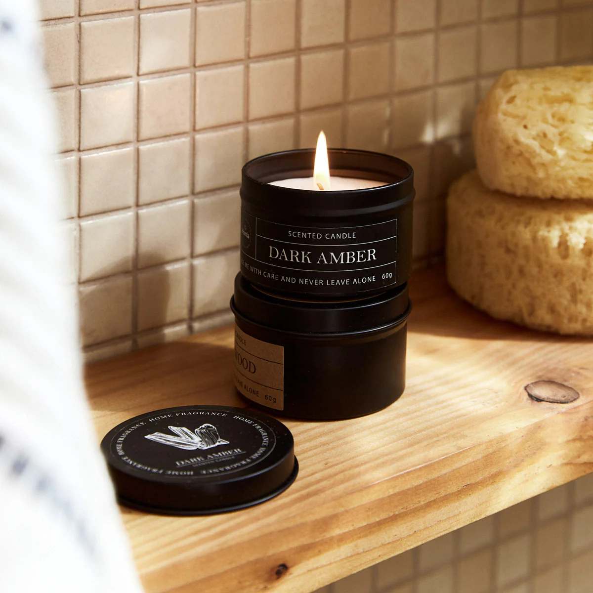 Homla Billy Scented Candle Brown 60G - Image 3