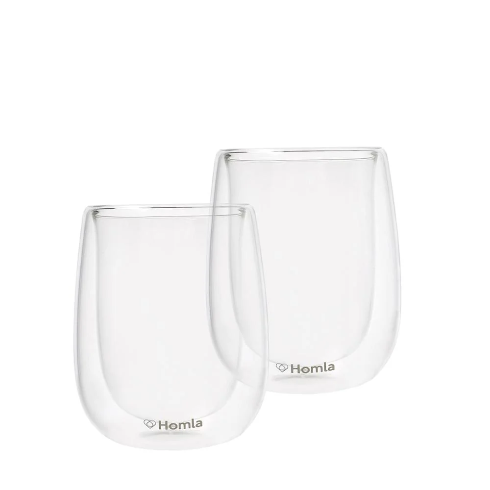 Homla Cembra Thermo Cups Transparent 0,3 L, 2 Pcs