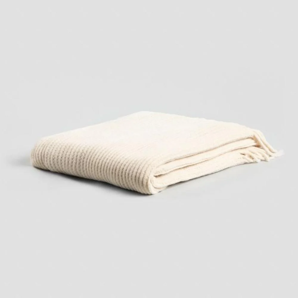 Homla Chenille Blanket Ecru 130X170 cm