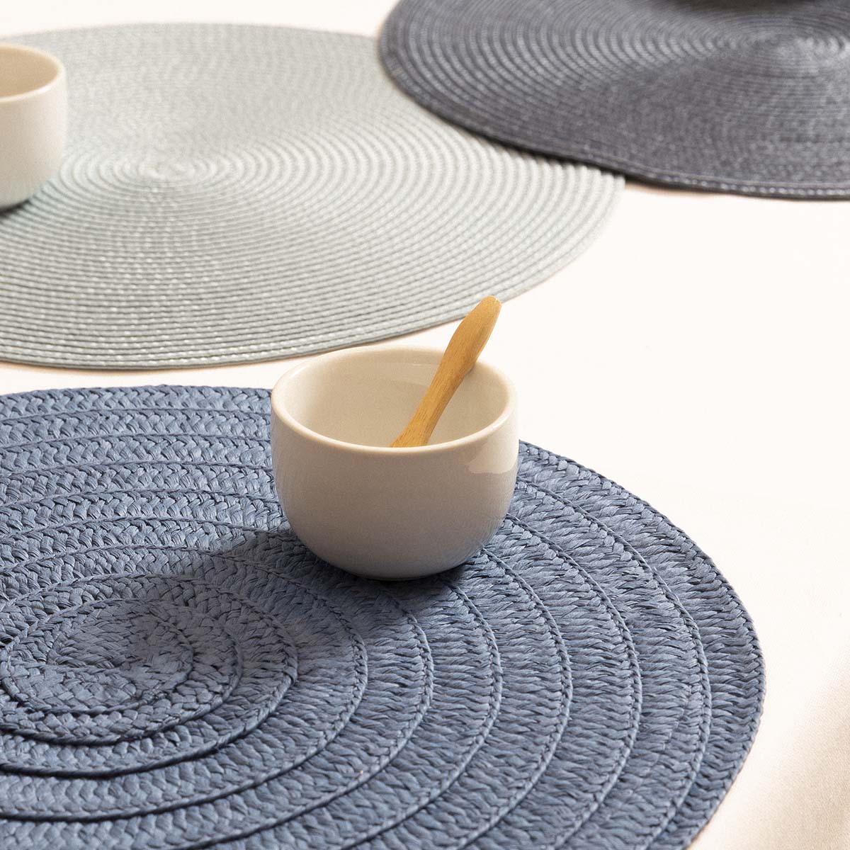 Homla Cord Placemat Pistachio 38 cm - Image 5