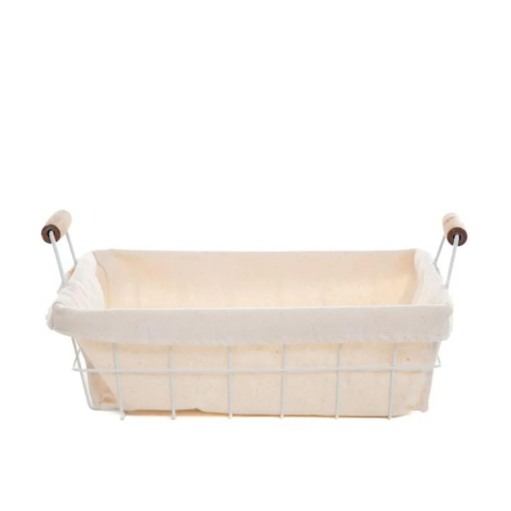 Homla Duncan Cloth Basket Black 35X15 cm