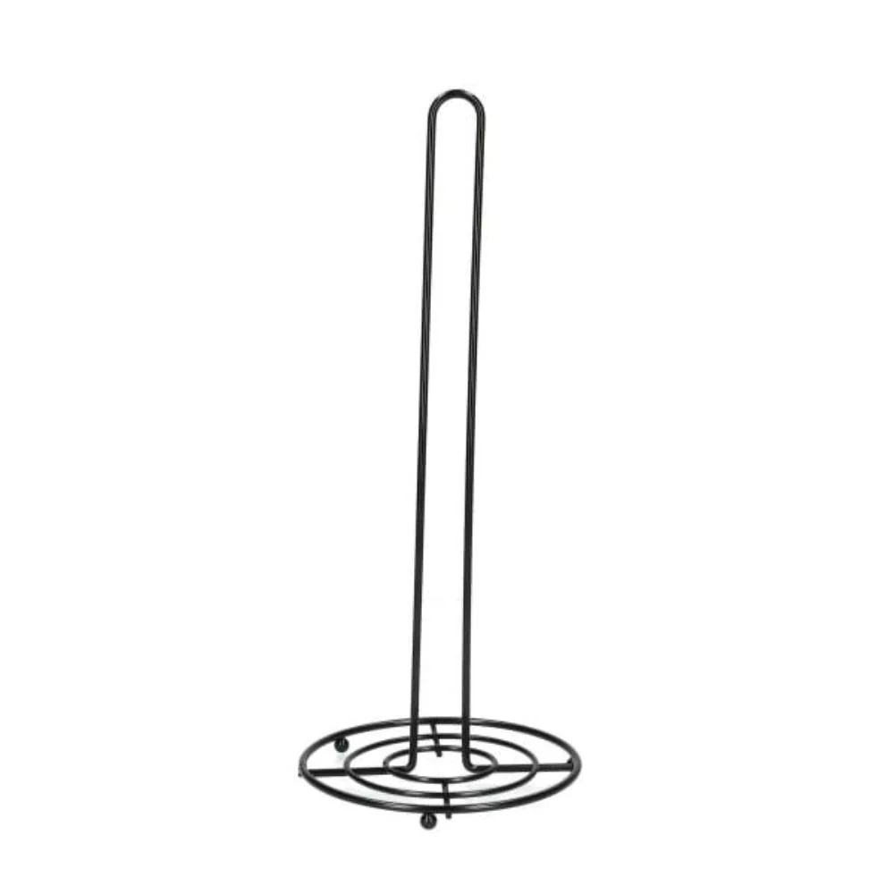 Homla Duncan Paper Towel Stand Black 15X35 cm