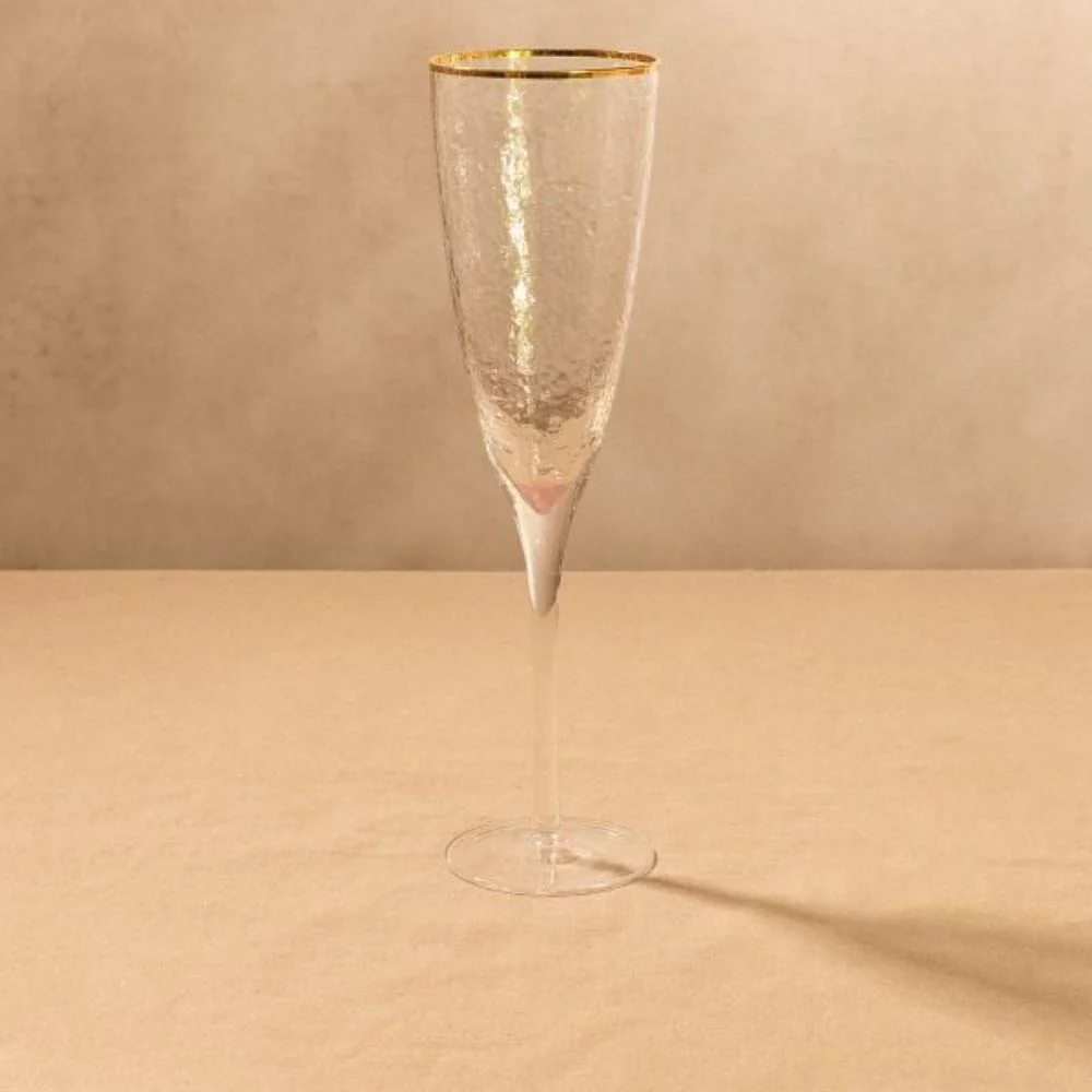 Homla Estella Champagne Glass Transparent 0,25 L
