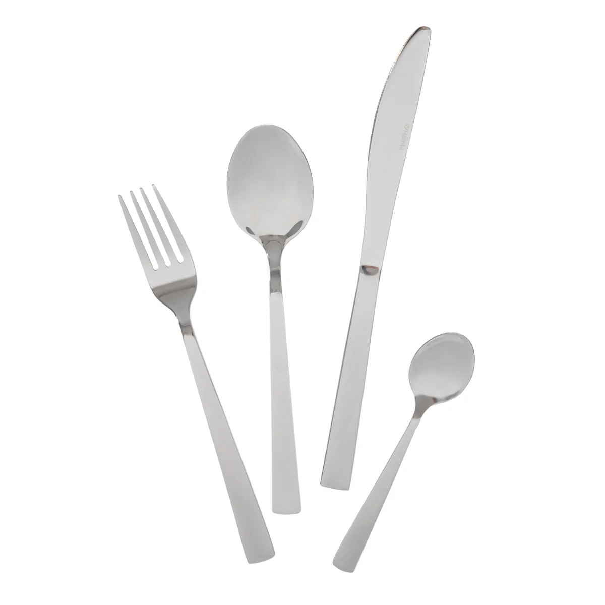 Homla Fabro Cutlery Set Silver 24 Piece Set - Image 4
