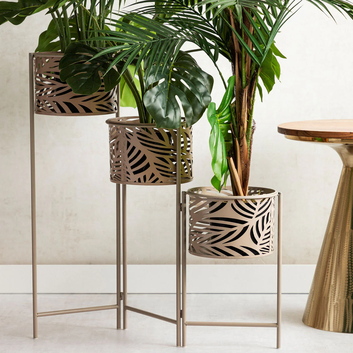 Homla Floero Plant Pot Beige 64x24x75cm - Image 8