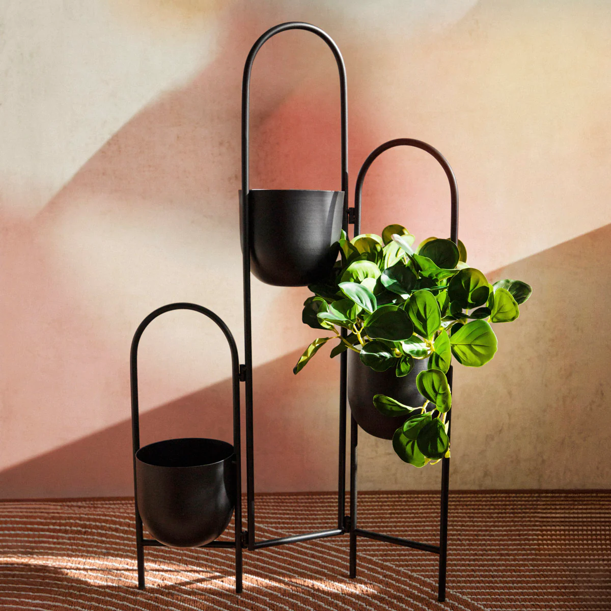 Homla Floero Pots Black 49X14X80 cm - Image 3