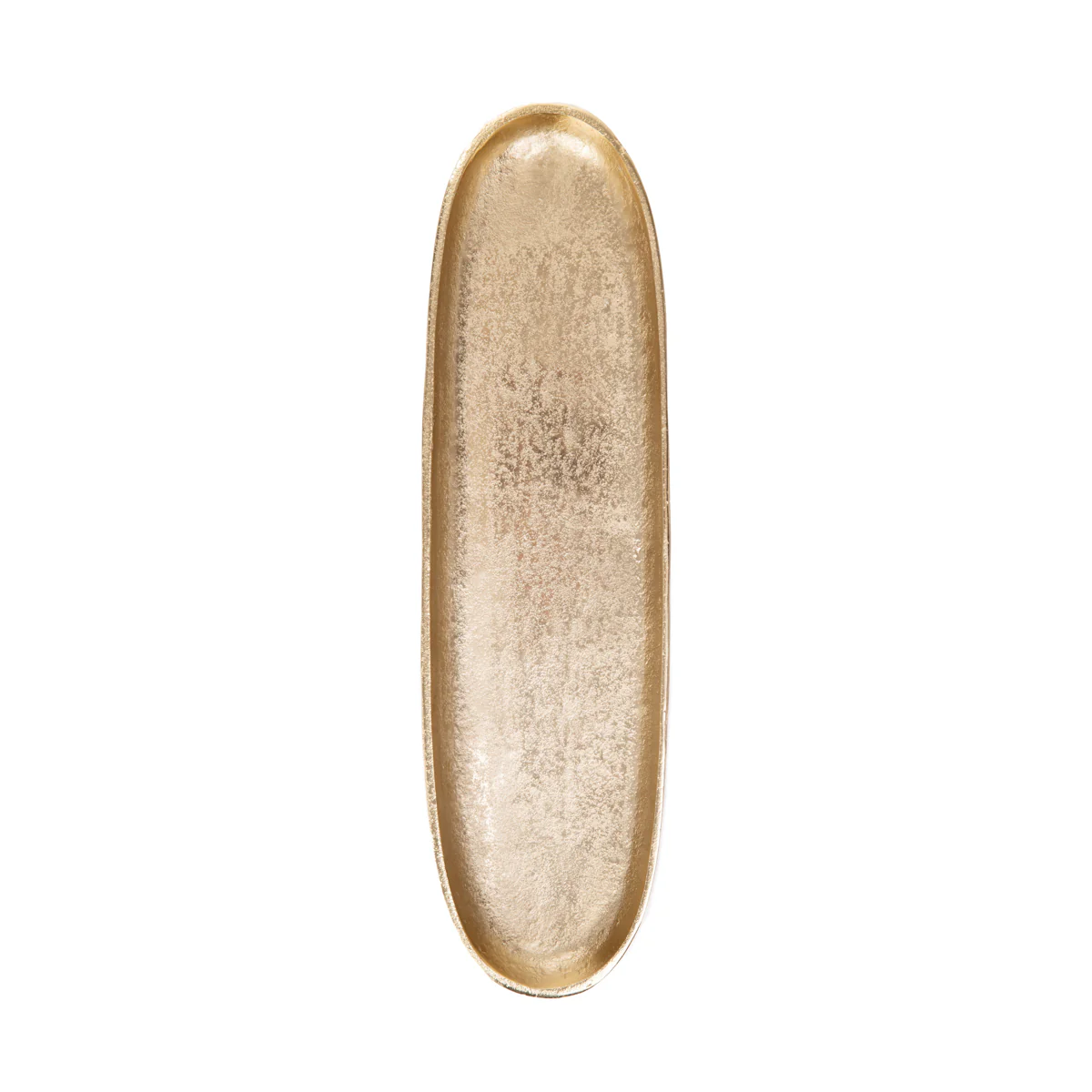 Homla Girona Gold Oval Shaped Decorative Tray 39x12x3cm - Image 2