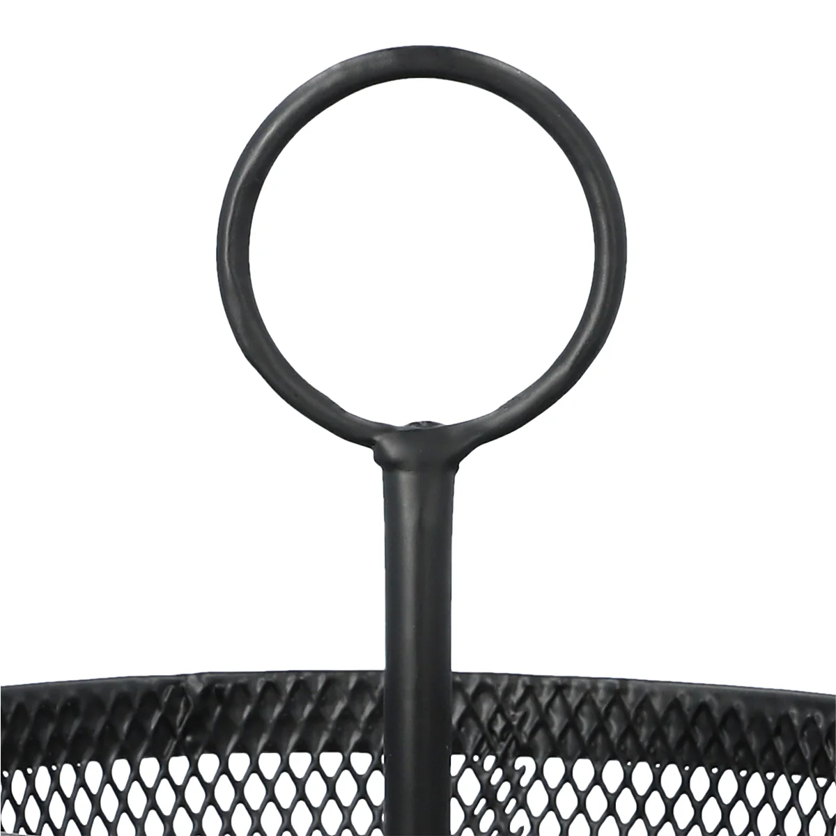 Homla Gridio Two-Story Basket  Black 31X26 cm - Image 3