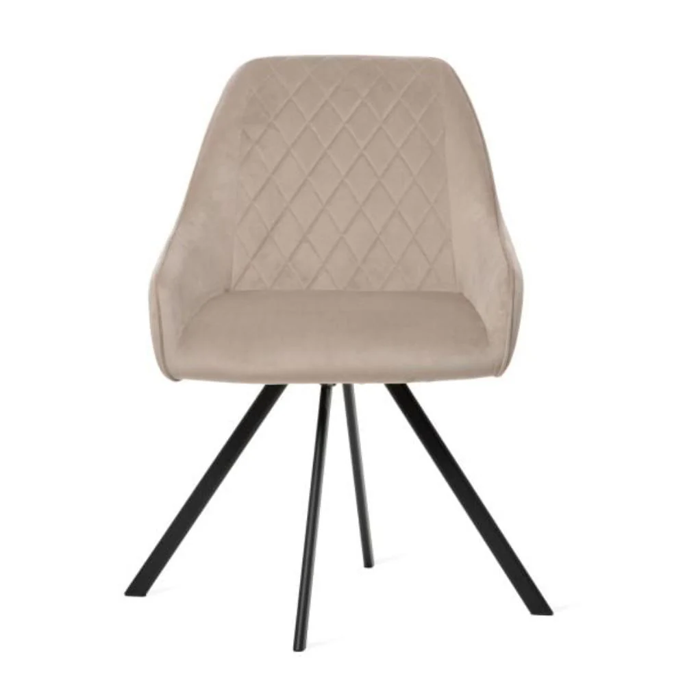 Homla Laurent Chair Beige 61X57X84 Cm, Sh: 50Cm
