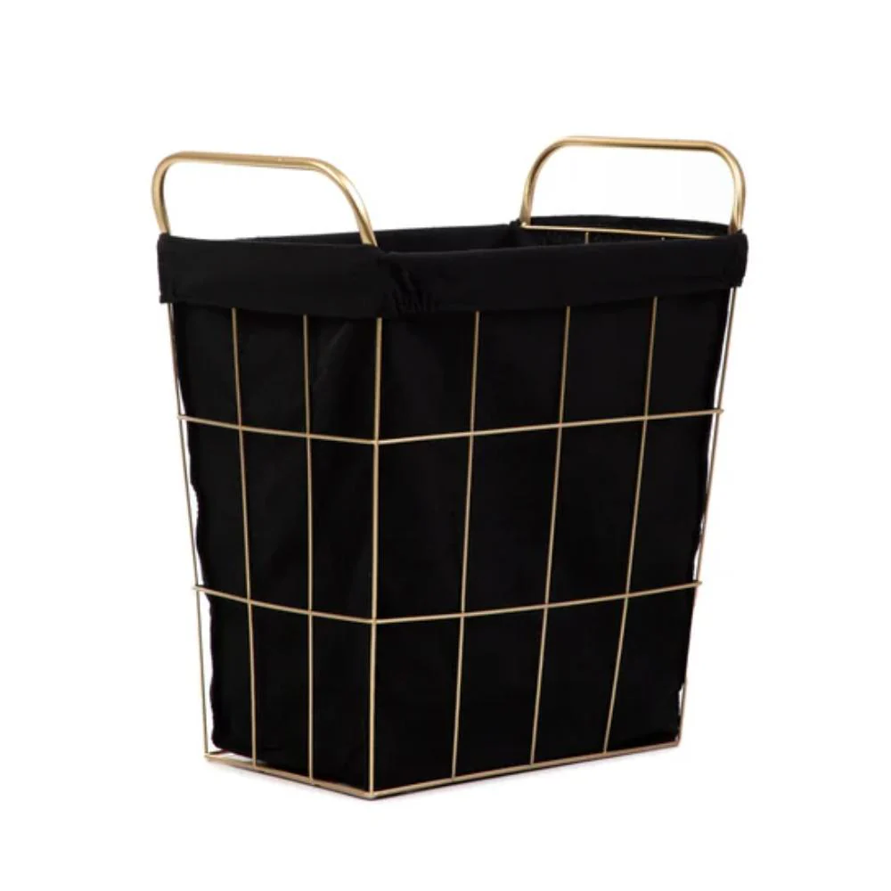 Homla Lorrey Basket Black 42X27X49 cm