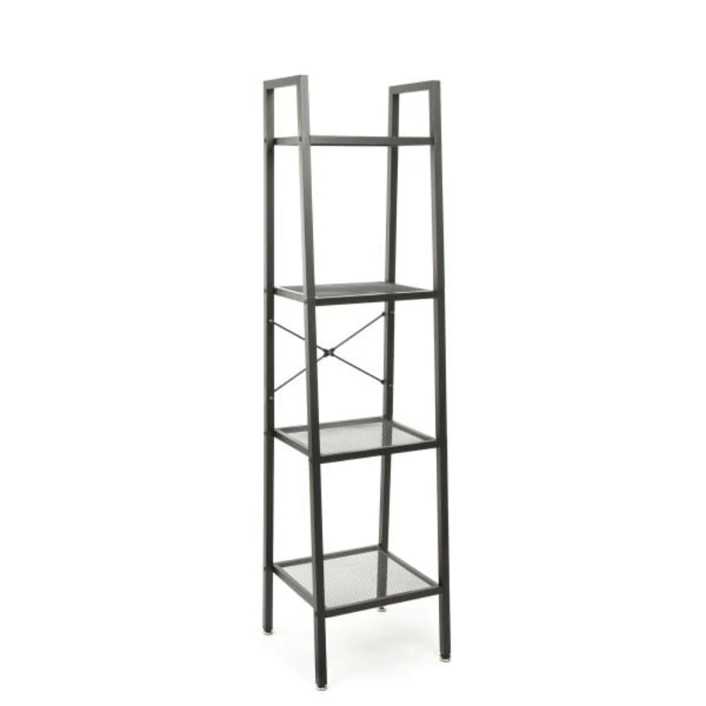 Homla Malmi Shelving Unit Black 35X35X135 Cm
