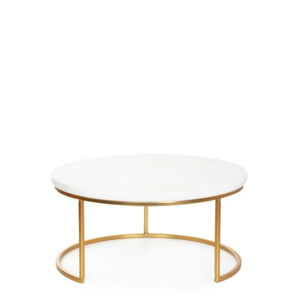 MARBLE CAKE STAND WHITE 27 CM